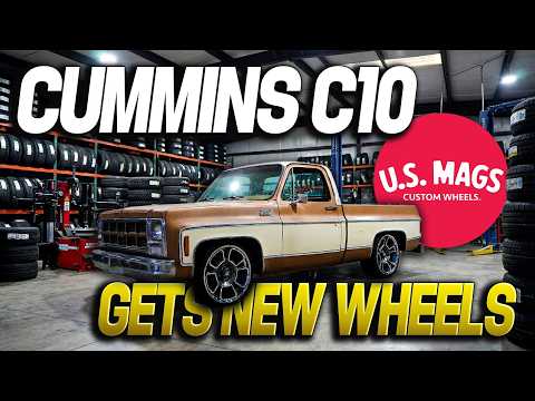 Cummins Swapped C10 Gets New Wheels 🔥