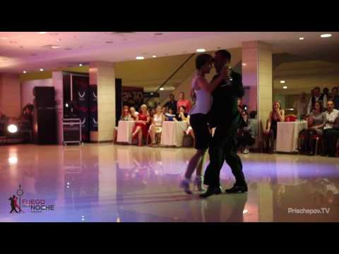  Fabian Peralta  and  Josefina Bermudez Avila  are  dancing  at  Fuego de la Noche Kazan  in  2016