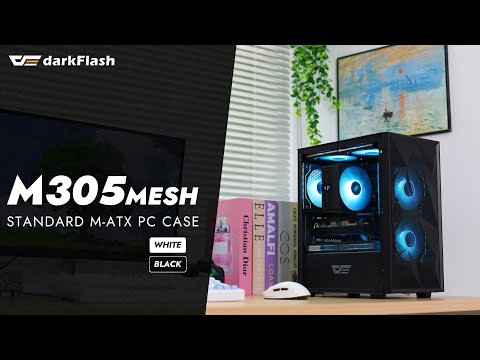 darkFlash M305 Mesh w/o PSU Black