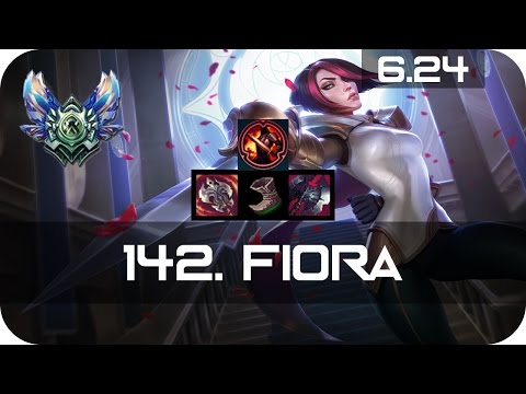 Fiora Top vs Vi Diamond Preseason 7 Season 7 s7 Patch 6.24 2017 Gameplay Guide Build