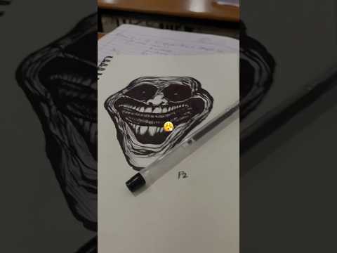 Jalwa hai hamara 😎🗿.          #art #drawing #artist #sketch #trollface