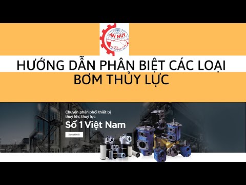 Hướng dẫn phân biệt các loại bơm thủy lực
