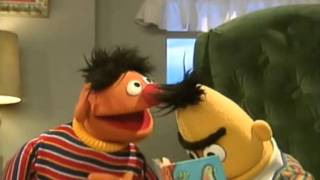 Sesame Street - Ernie is loud while Bert reads