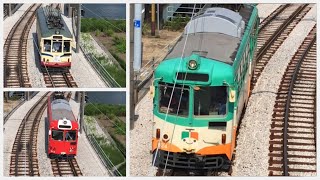 【走行シーン集】とさでん交通レトロ電車走行集