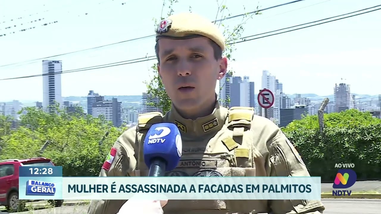 Crime Brutal em Palmitos: Mulher é Assassinada a Facadas
