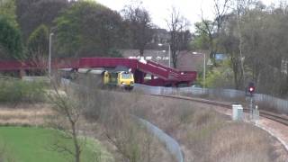 preview picture of video '70005 On An Empty Coal Train At Alloa On 20/4/10'