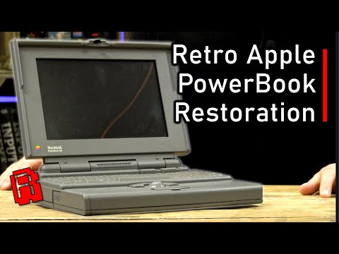 Restoration of a '90s Apple Powerbook - Trash to Treasure