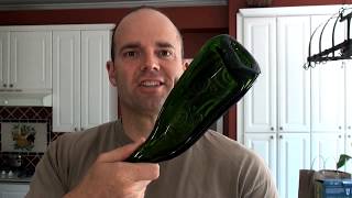 How to Make Serving Dishes from Empty Wine Bottles (HD)
