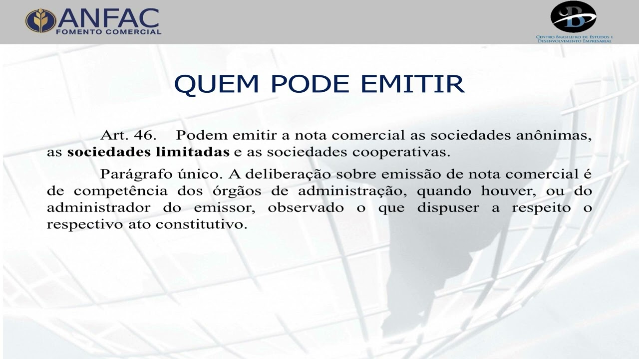 LIVE ANFAC - NOTA COMERCIAL