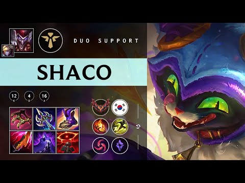 Shaco Support vs Pyke - KR Grandmaster Patch 25.24