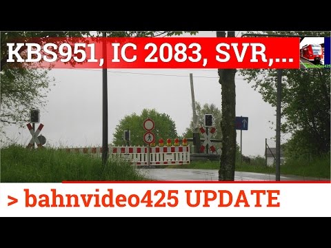 b425 UPDATE: Bahndienstfahrzeug, IC 2083, BÜ Eitzing und SVR Gelenkbus