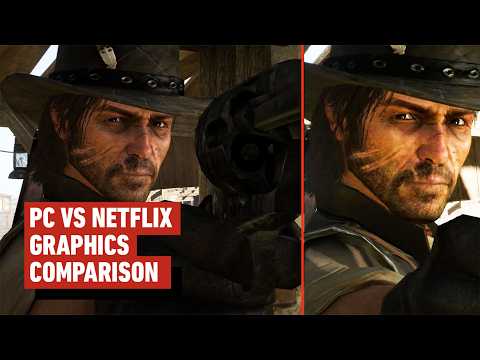 Red Dead Redemption - Netflix iOS vs PC Graphics Comparison