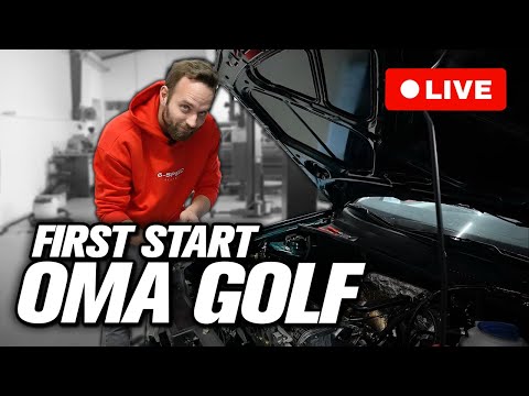 LIVE - Oma Golf erster Start | Volle Kompression nach Revision?