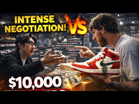 INTENSE NEGOTIATION OVER $10,000 SNEAKERS!!!