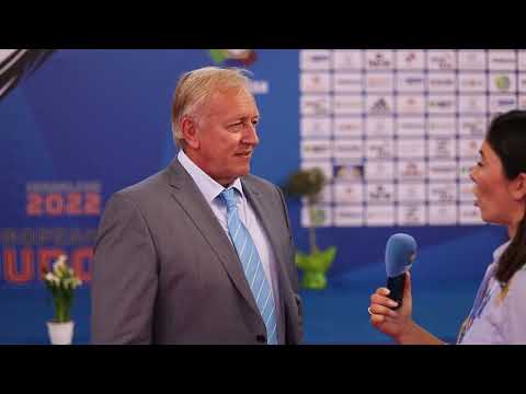 Interview with Mr. President Otto Kneitinger. European Judo Championships Veterans, Heraklion 2022