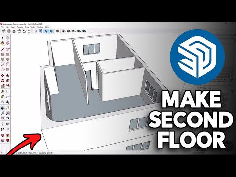 How to Make Second Floor in Sketchup