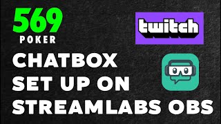 How to add a chat box on Twitch using Streamlabs OBS 2020