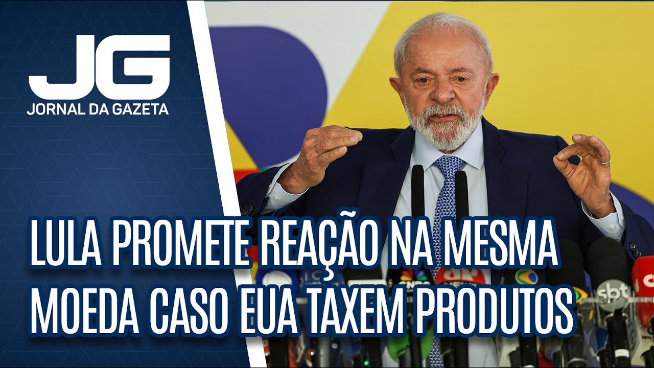 Lula diz que vai reagir na mesma moeda caso EUA taxem produtos brasileiros
