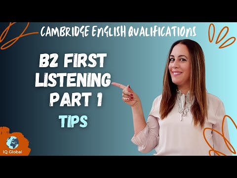 B2 First Tips | Listening Part 1