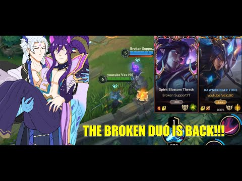 WILD RIFT: POTATO YONE CARRYING MY WIFE @BrokenSupport UWU IN CHALLENGER