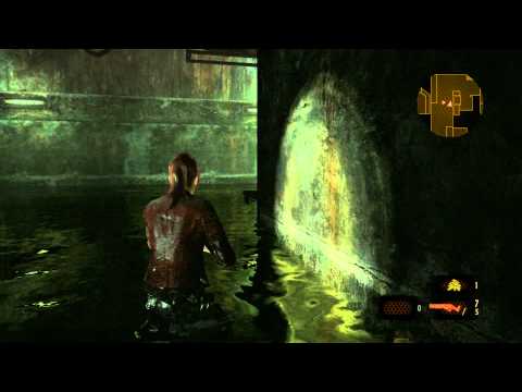 Resident Evil Revelations 2: Ep 3 Judgement - Explore Sewers for Loot, Fire Majini Fight PS4