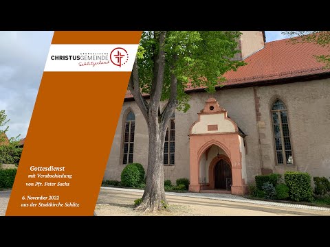 2022-11-06 Gottesdienst mit Verabschiedung von Pfr. Peter Sachs