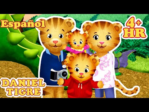 Las vacaciones de verano de la familia tigre (episodios completos) | Daniel Tiger en Espanol