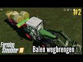 Balen wegbrengen + Een gekke glitch! - Farming Simulator Sandy Bay #2