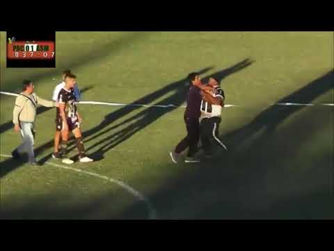 Incidentes en Torneo Regional   Pacifico vs  San Martin