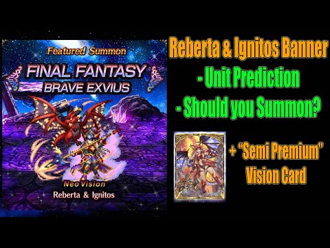 FFBE Reberta & Ignitos Banner Prediction: Should you Summon? (#1420)