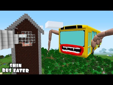 i Found Scariest SHIN BUS EATER😱 in Minecraft | Minecraft Horror |
