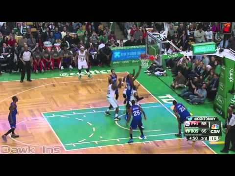 Rajon Rondo Full Triple-Double Highlights 2014.04.04 vs 76ers - 115 Pts, 16 Assists, 11 Rebs