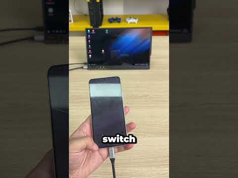 When a Samsung phone meets a portable monitor there will be unexpected results!  #samsung