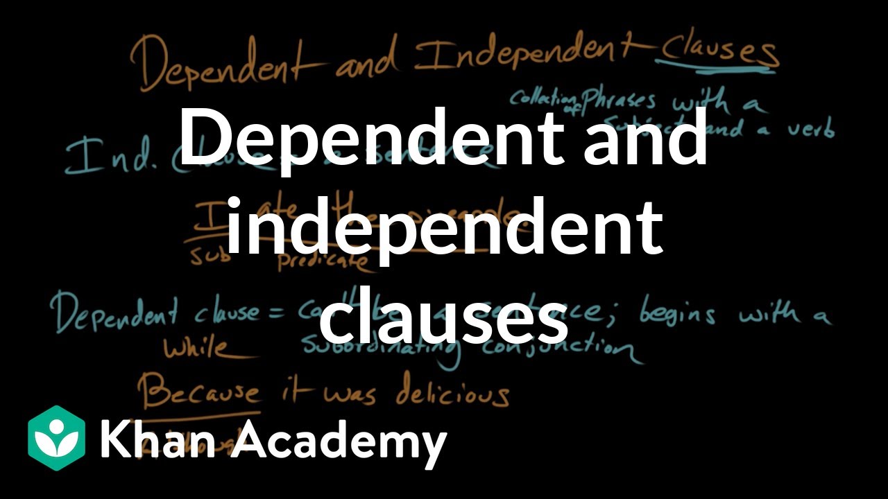 What defines an independent clause?