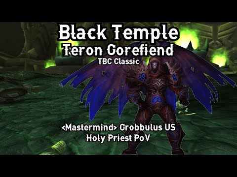 PTR Teron Gorefiend | Black Temple | World of Warcraft Classic TBC | Holy Priest PoV