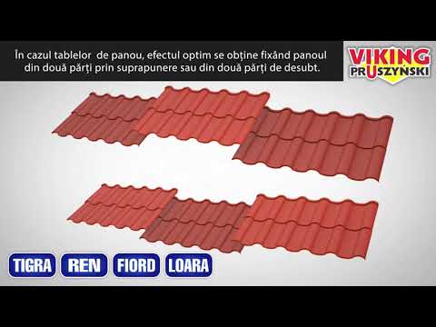 Demonstratie de montaj pentru tigla metalica modulara Viking Pruszynski