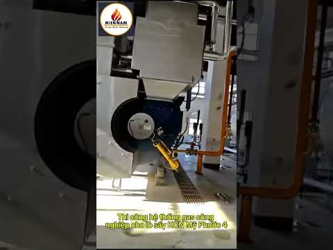 Thi công lắp đặt hệ thống gas cho lò sấy KCN Mỹ Phước 4
