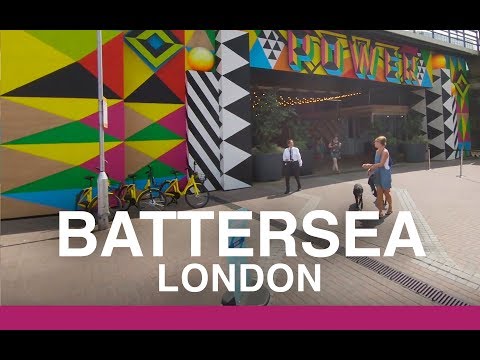 [4K] Battersea, London walking tour| Powerstation to park