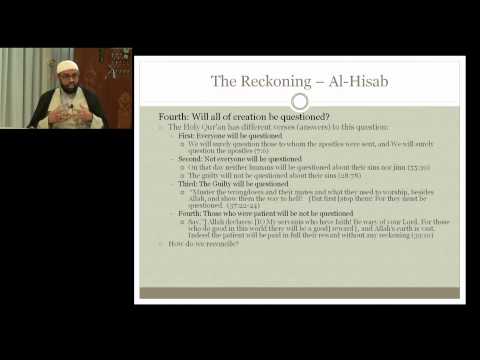 Qur'anic Eschatology class - Week 6 - Sheikh Jaffer H. Jaffer