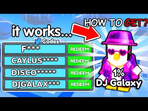 How To Get *DJ GALAXY* Penguin Skin in Roblox Knockout🐧 (NEW UPDATE)