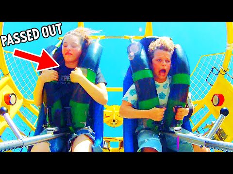 SABRE PASSED OUT ON THE CARNIVAL RIDE