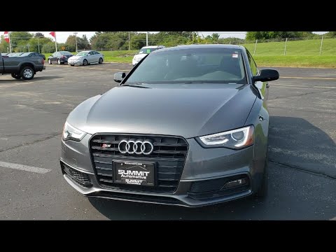 2016 Audi S5 Coupe 3.0T Premium Plus Used. walk around for sale in Beaver Dam, Wisconsin
