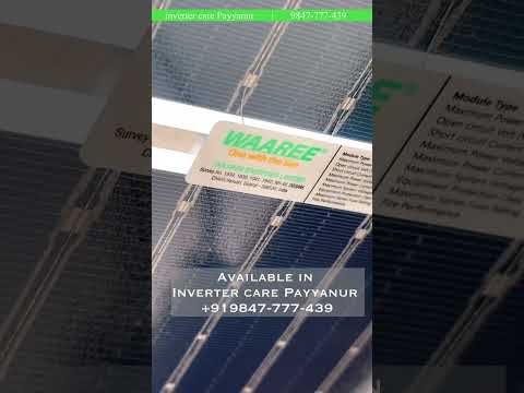 Waaree 540wp  DCR Bifacial Panle