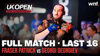 Fraser Patrick vs Georgi Georgiev | Last 16 | 2025 UK Open Pool Championship
