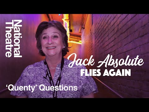 20 Questions with Caroline Quentin | Jack Absolute Flies Again - National Theatre