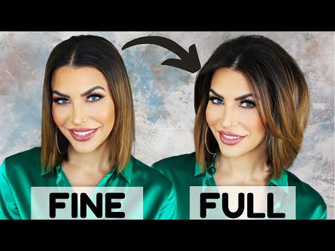 Life Changing Tricks that Women with FINE THIN HAIR...