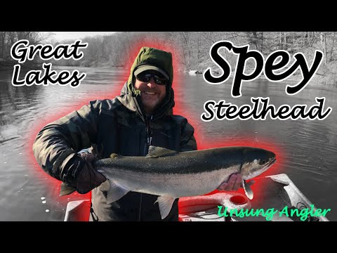 Spey fishing Michigan fall STEELHEAD