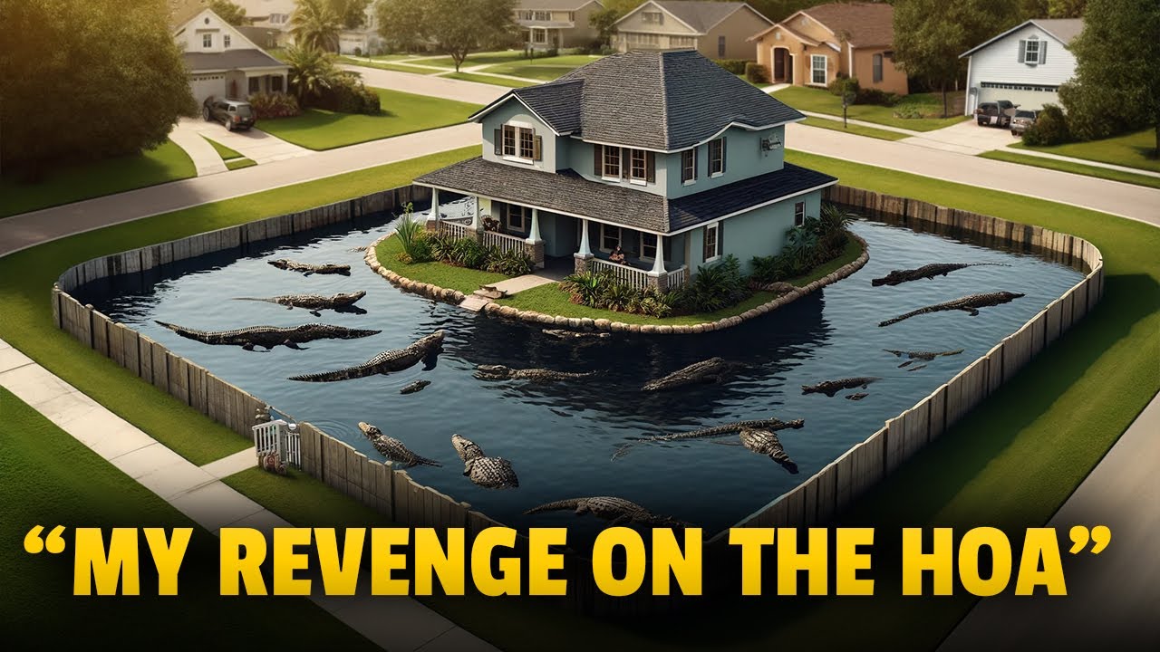 HOA Banned My Pool, So I Built a Moat With Alligators Around My House!
