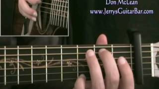 How To Play Don McLean Orphans of Wealth (intro only)