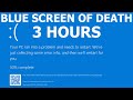 Windows 10 Blue Screen Of Death REAL COUNT BSOD 3 Hours 4K Resolution